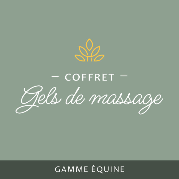 Coffret Gels de Massage pour chevaux