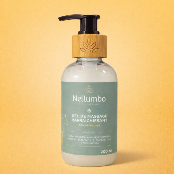 Gel de massage rafraîchissant pour chevaux - 200 ML