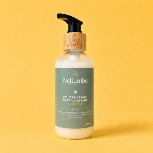 Gel de massage rafraîchissant pour chevaux - 200 ML