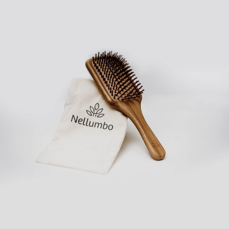 Brosse démêlante en bambou